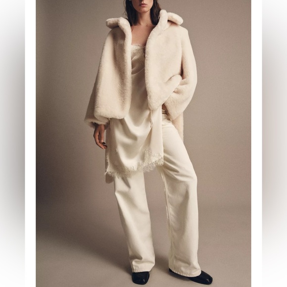 NEW Zara LACE SLIP DRESS - Picture 5 of 7